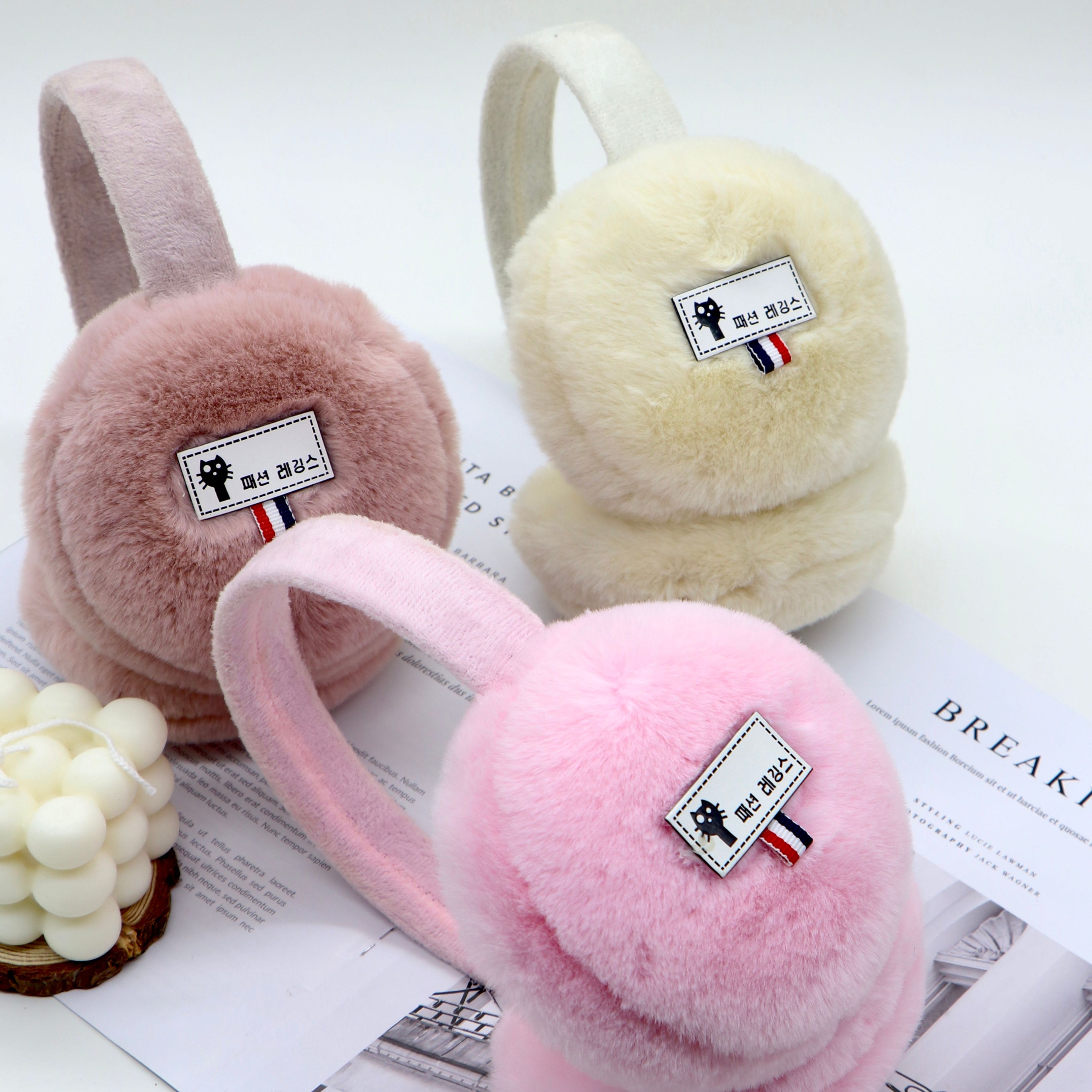 Men's And Women's Wide Pole Large Label Earmuffs For Warm Ear Protection 10 Specification drawing