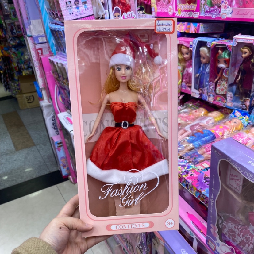 圣诞公主娃娃图