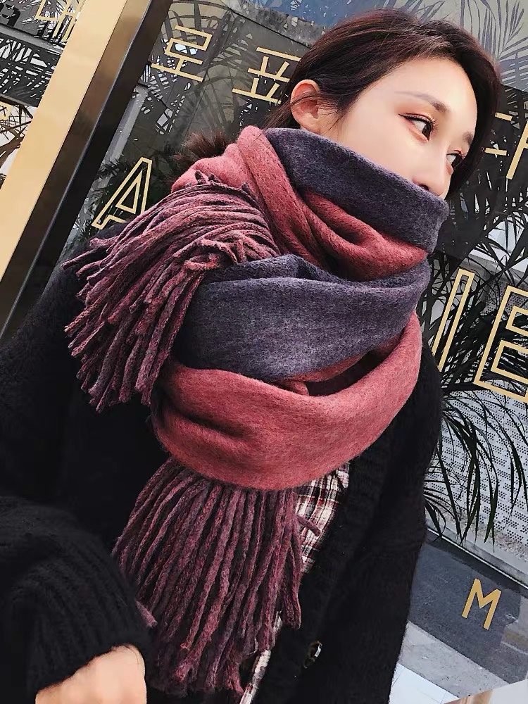 Warm And Thick Super Cute Temperament Scarf Everything