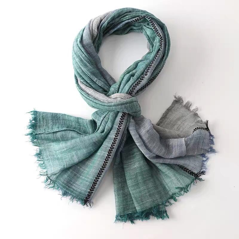 Women's Shawl Autumnwinter Coat With Casual Explosive Scarf