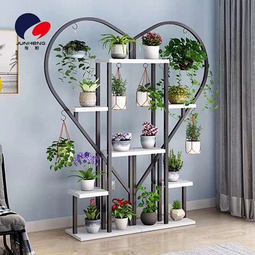 Special offer on floor-standing single heart-shaped stand A624 for indoor decoration, living room, hanging plant, bedroom and home balcony details Picture