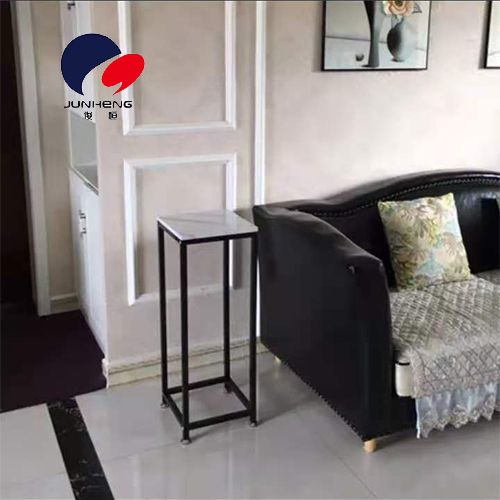 Nordic ironwork flower stand for the living room, floor-standing modern and simple multi-storey indoor bedroom, green vine and golden decorative storage rack A696 details Picture