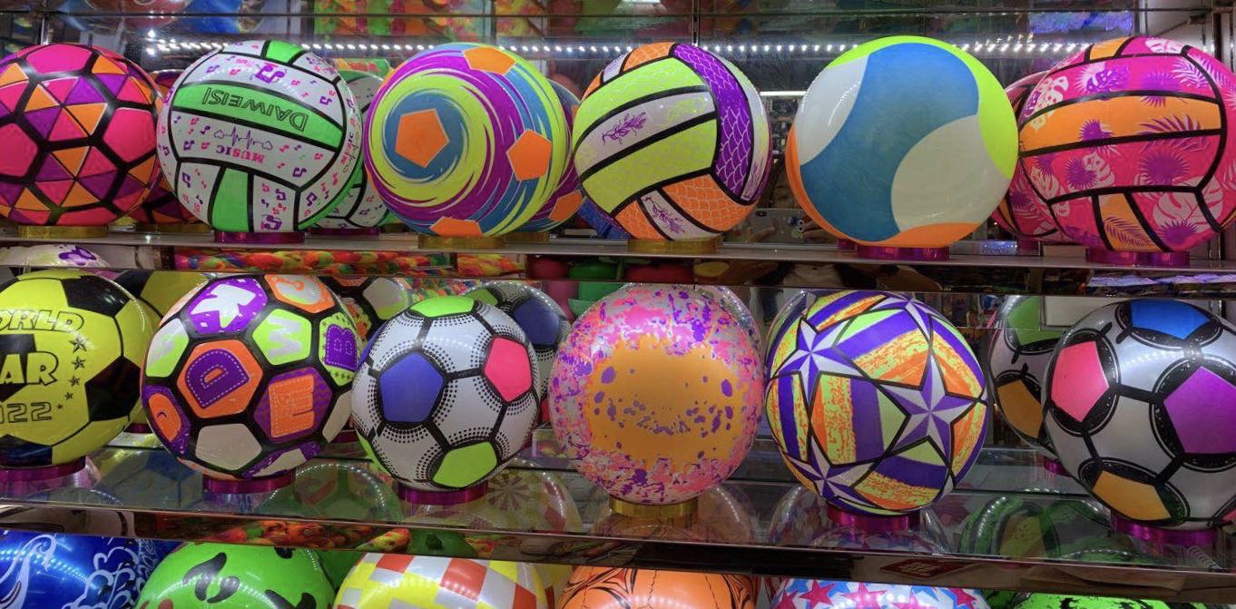 New inflatable ball, leather ball, fluorescent ball, fluorescent Five stars detail image 6
