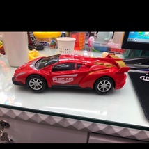兰博基尼儿童玩具跑车赛车拉花尾翼玩具  赛车玩具  汽车玩具 塑料 王明玩具 1
