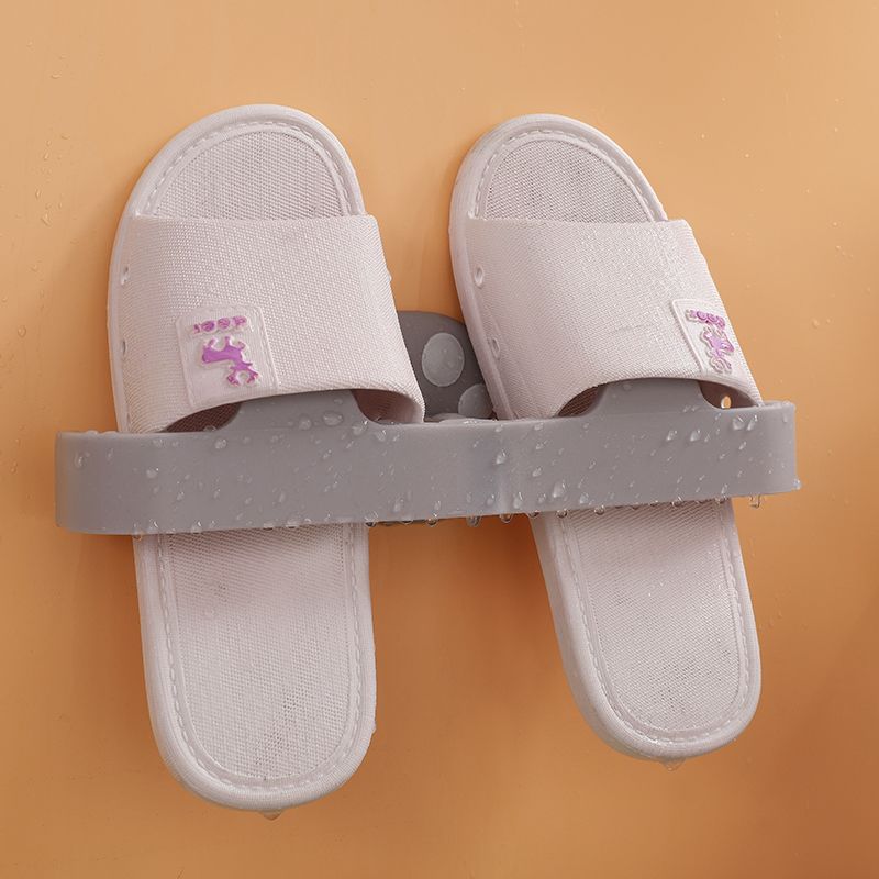 Creative cat paw non-drilling wall-mounted modular slipper rack for home bathroom and toilet slipper draining and storage rack Specification drawing