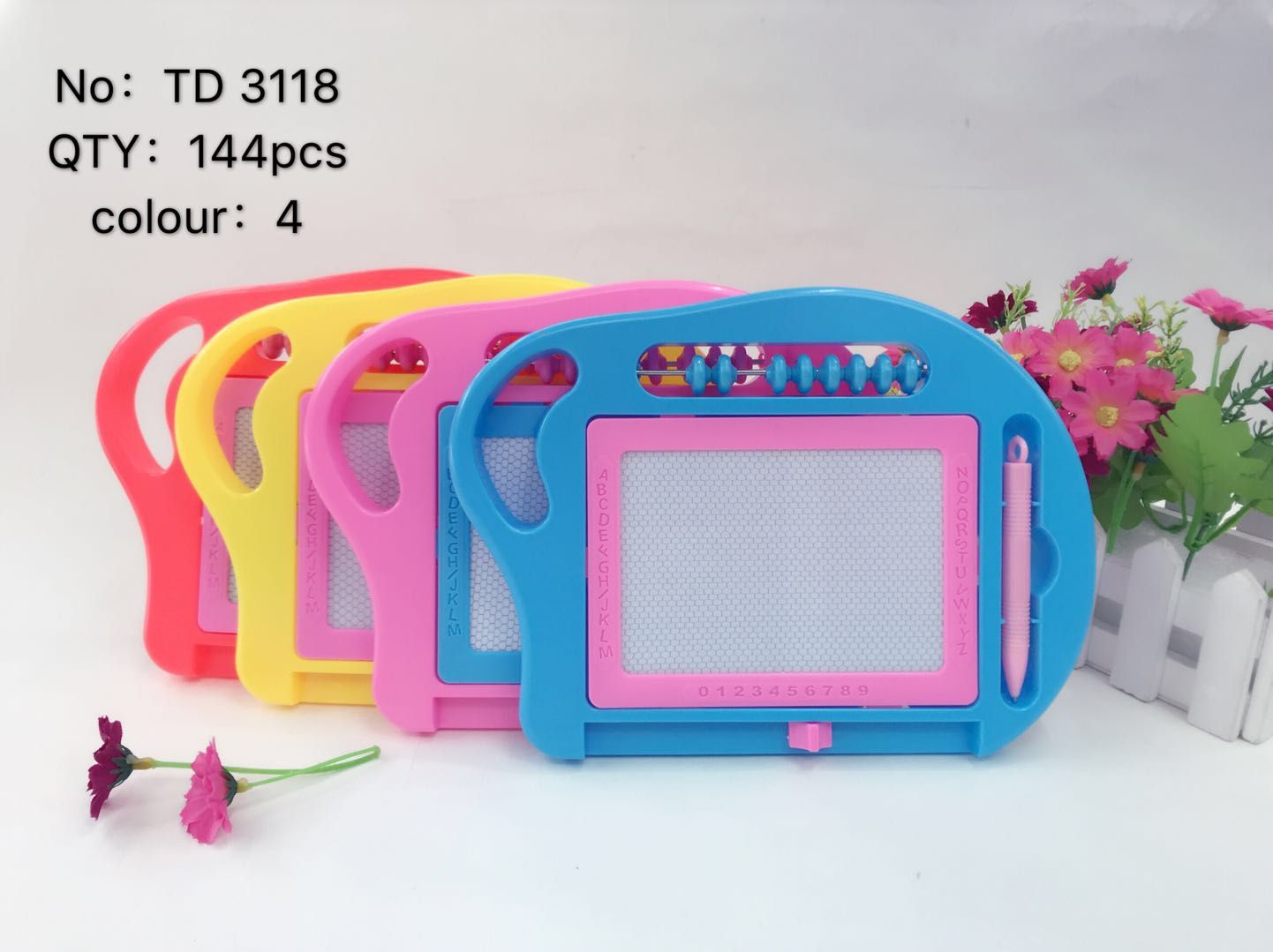 快乐熊儿童磁性写字板3118