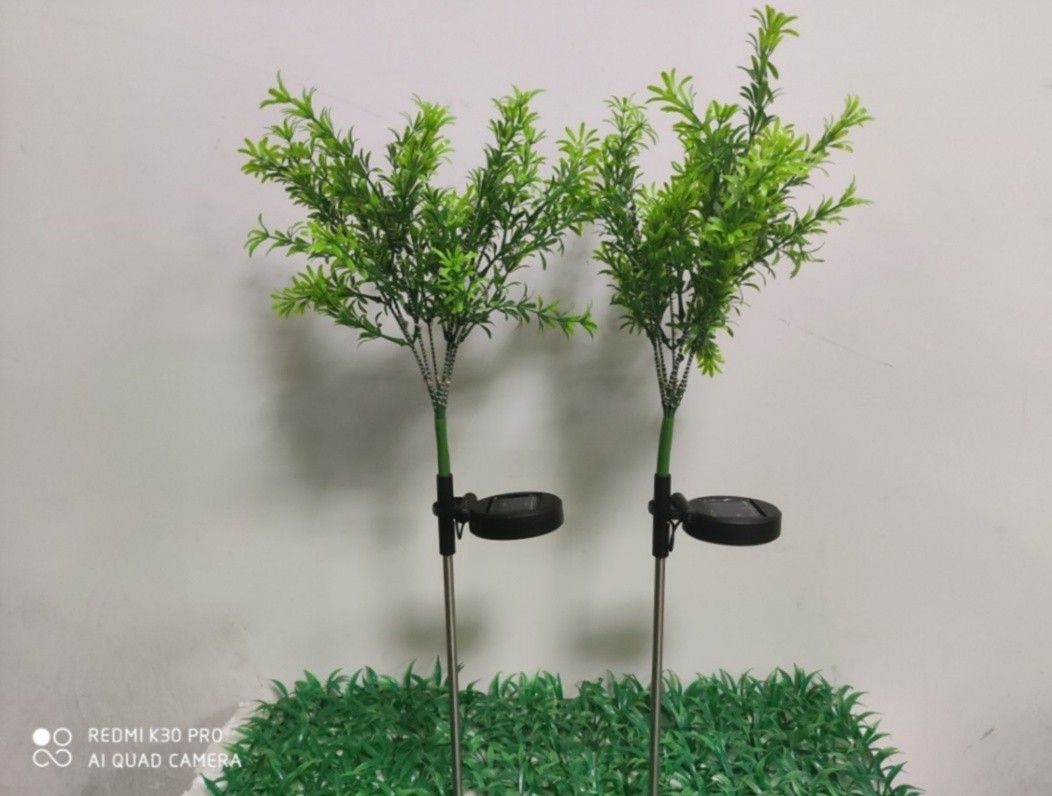 Solar garden lights simulate Christmas tree lights 28 lights color garden decoration garden landscape insert lawn lights