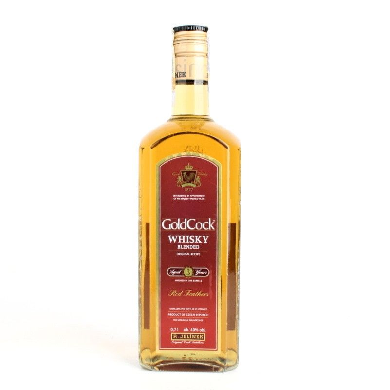 Gold Cock Whisky捷克金公鸡威士忌3年 0,7L