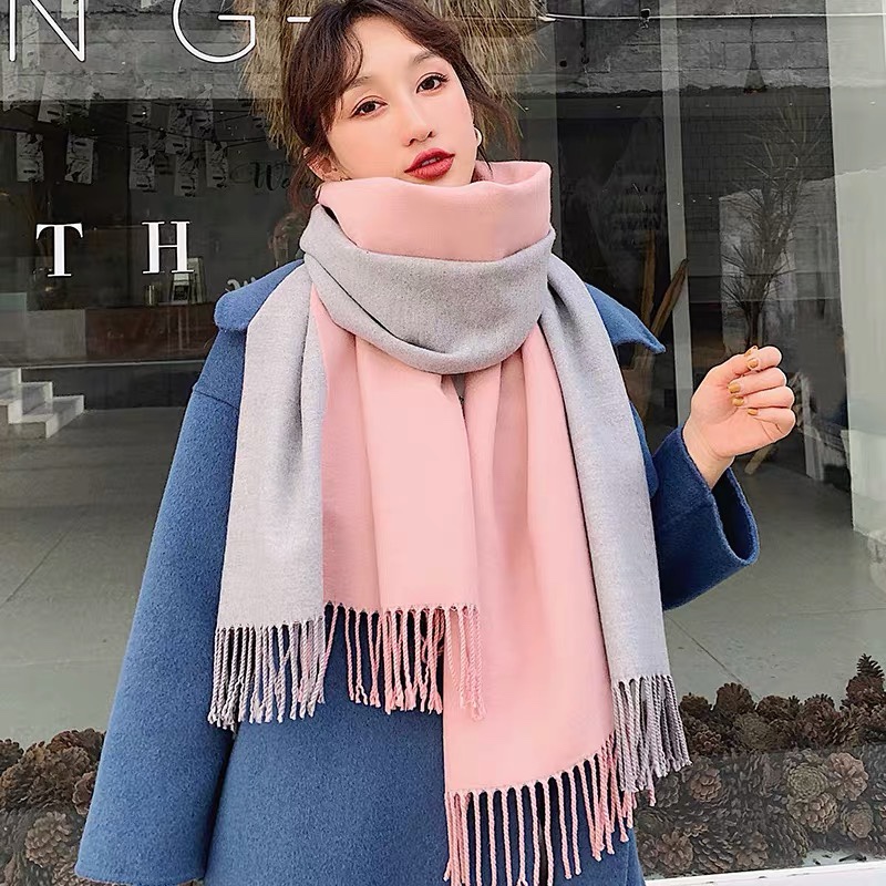 Scarf Super Warm Thick Everything Cute Student Casual Fashion Generous Scarf