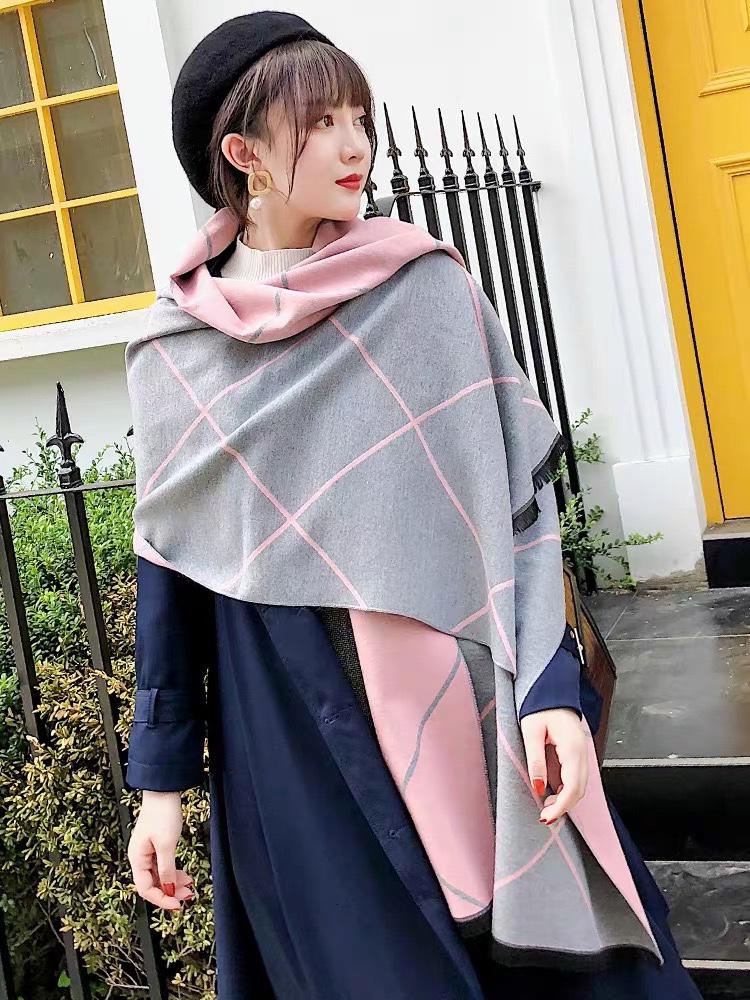 Scarf Large Warm Thick Students Casual Fashion Generous