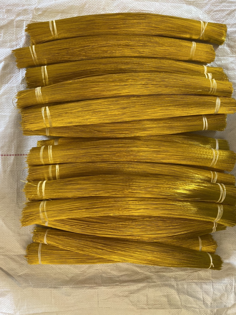 丝网花材料，工艺品材料彩色膜包铁丝，摇钱树材料