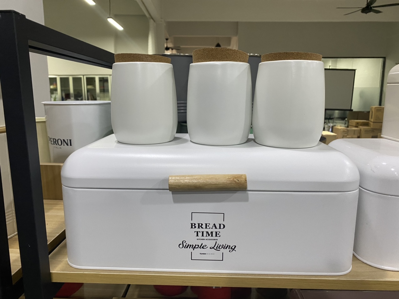 Galvanized Iron Bread Box