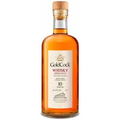 Gold Cock Whisky捷克金公鸡威士忌10年 0,7L