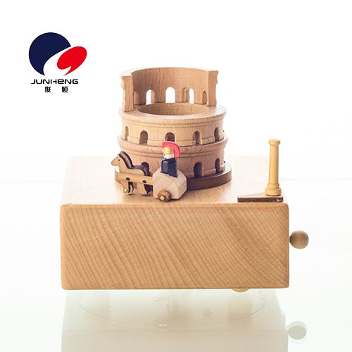 1516 Colosseum boutique wooden music box music box Birthday gift Creative children's decoration