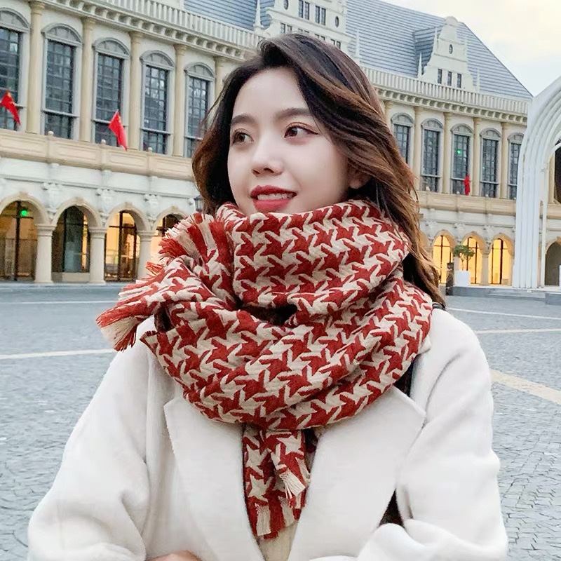 Scarf Cute Student Casual Fashion Generous Scarf