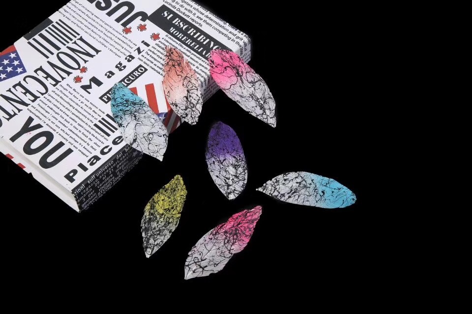 批发喷金鹅毛小直10-15工艺品材料喷金烫银羽毛 捕梦网耳饰DIY配件详情3