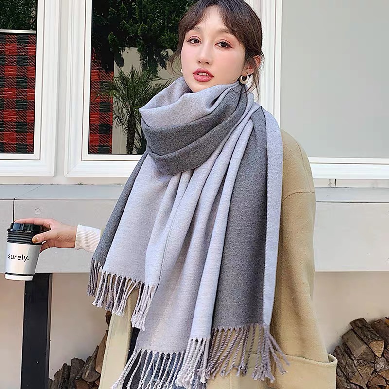 thick cute temperament scarf cover