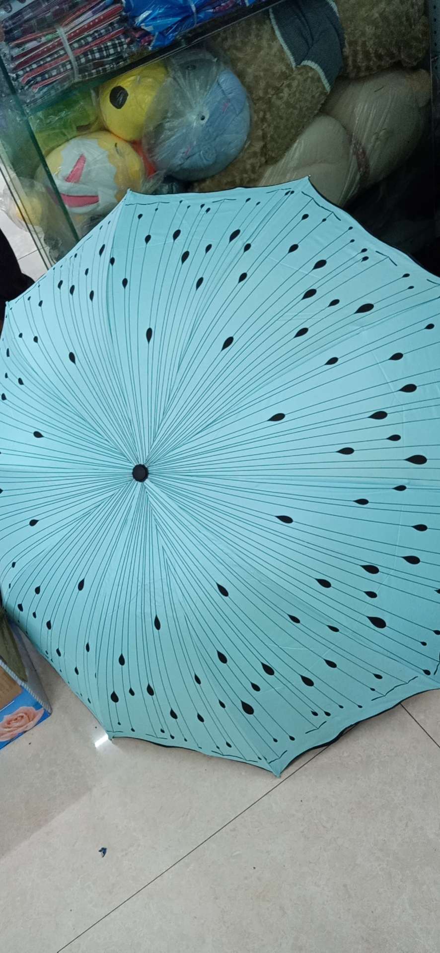 罴点蓝伞