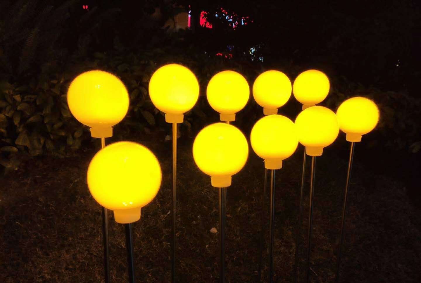 led尖泡芦苇灯户外装饰灯磨砂棒芦苇插地灯支持定制