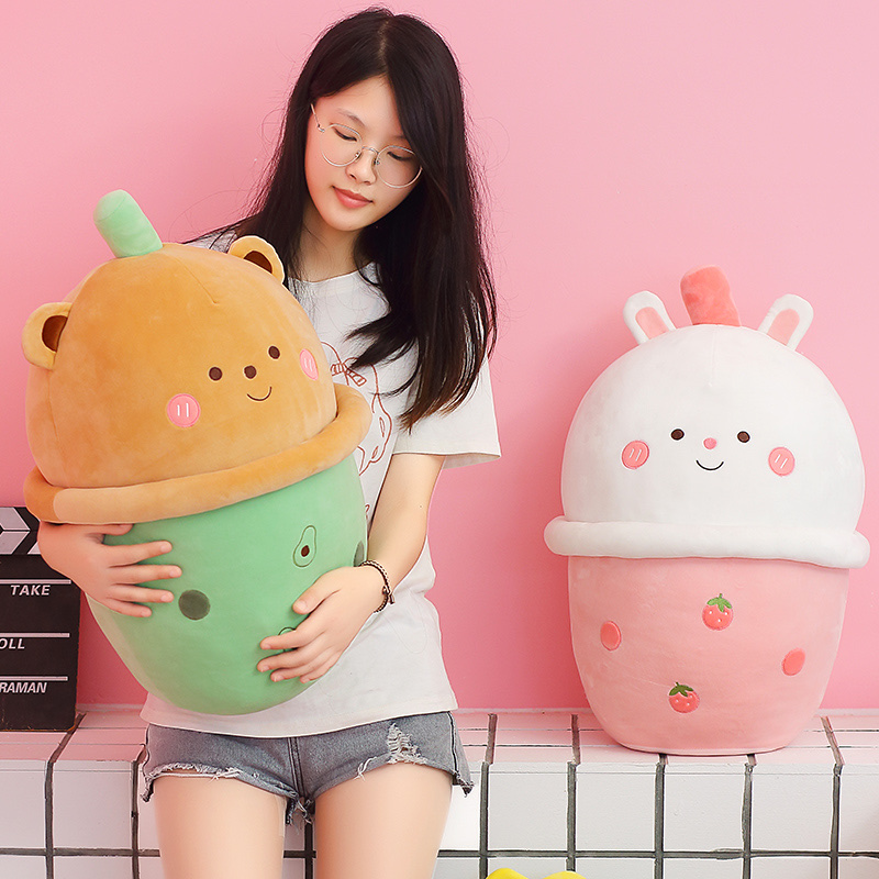 2022 New plush toys for boys and girls, milk tea, throw pillows, birthday gifts, bedroom undefined