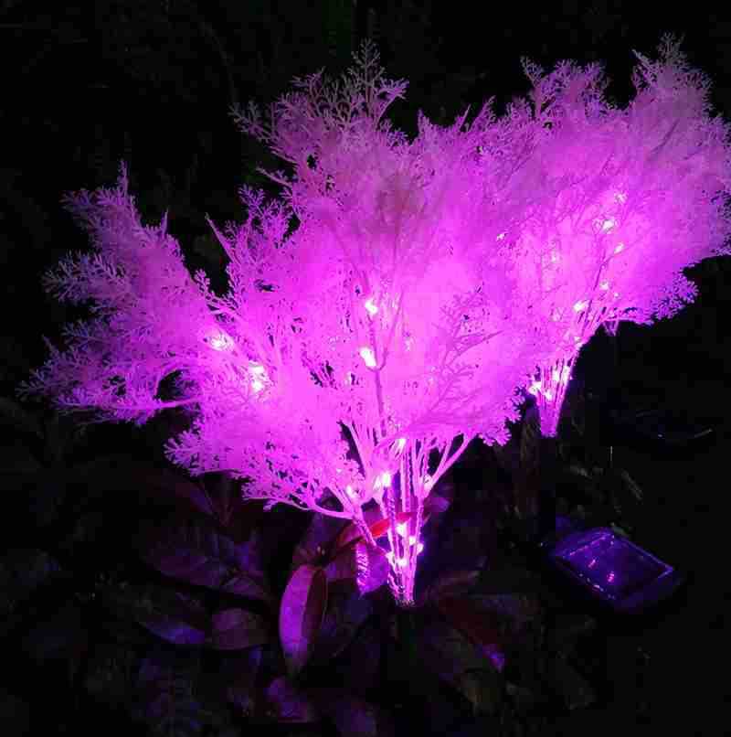 Solar simulation garden garden garden lamp outdoor waterproof simulation rime plug lamp villa lawn lamp