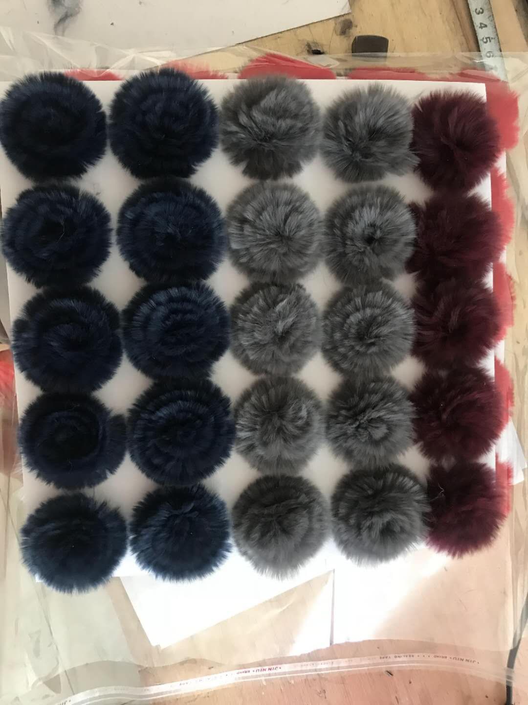 Bobby pins in use