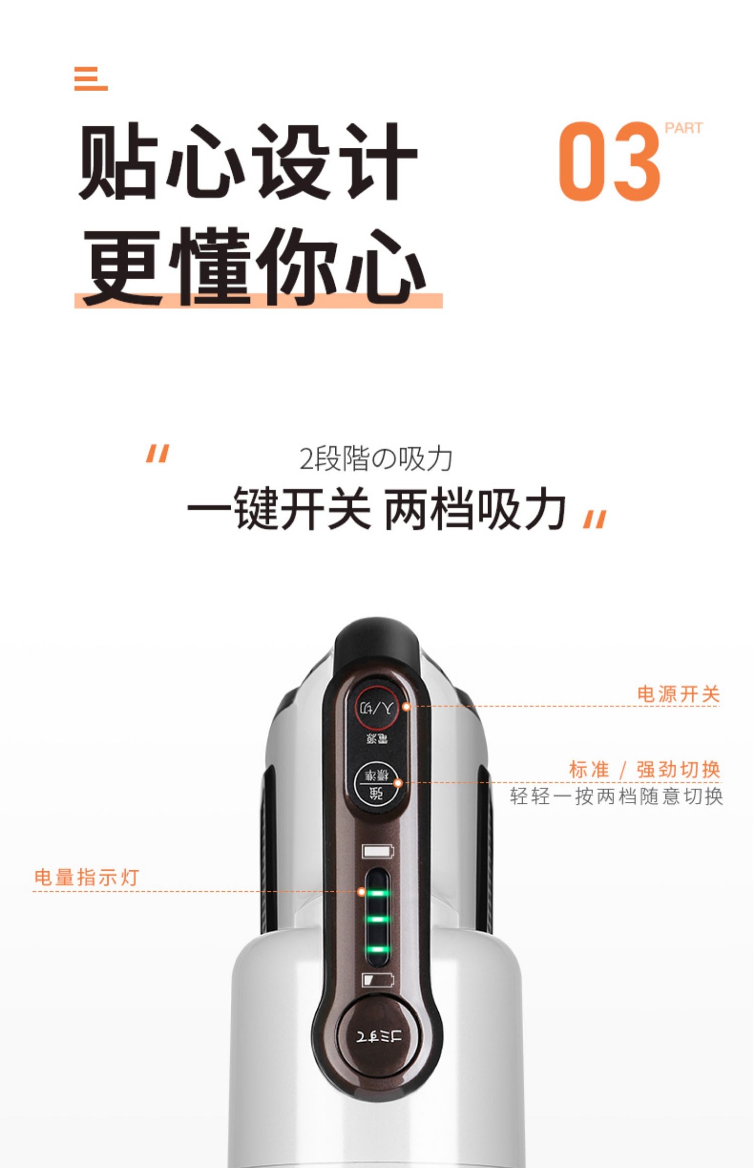 Sezze西哲 无线吸尘器家用庭小型大吸力静音强力无绳吸尘器手持式详情图17