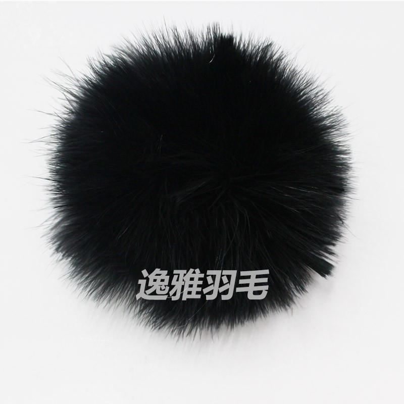 厂家批发定做帽顶火鸡毛球 羽毛毛球鸵鸟毛球头花饰品工艺品详情3