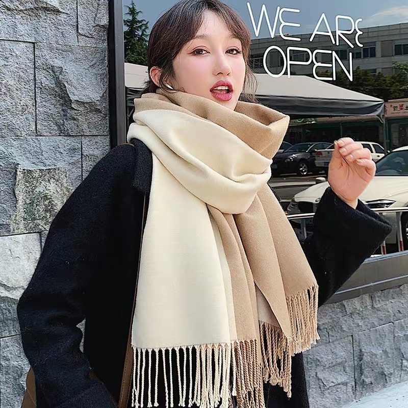 Scarf Large Warm Cute Student Casual Fashion Generous Scarf