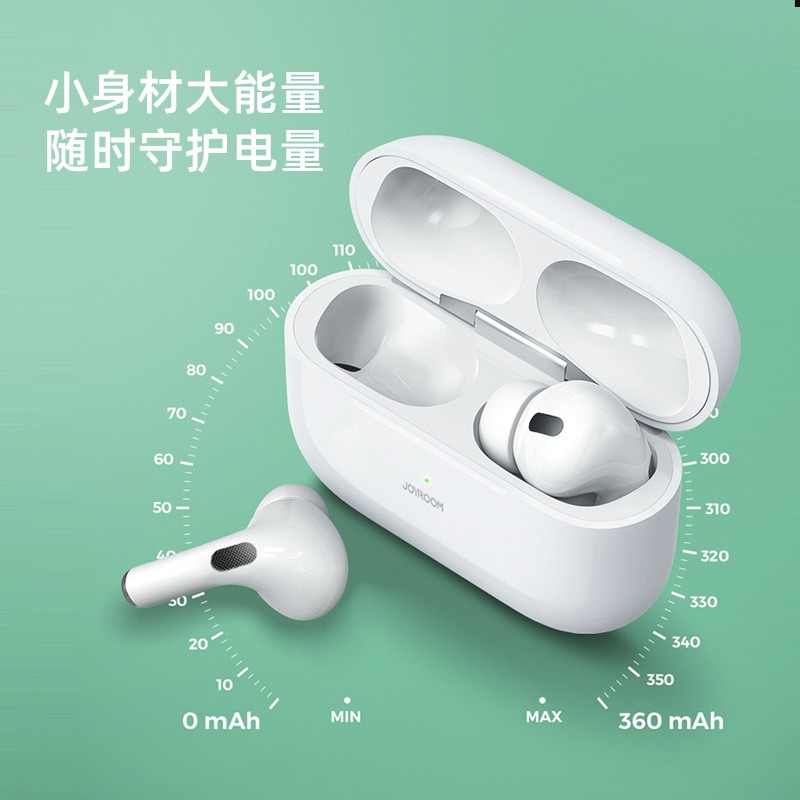 Joyroom新款蓝牙耳机5.0入耳式运动无线智能ANC模拟降噪蓝牙耳机详情图1