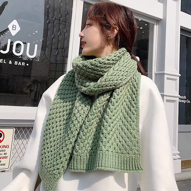 Extra-large, warm, thick, casual, fashionable and elegant scarf