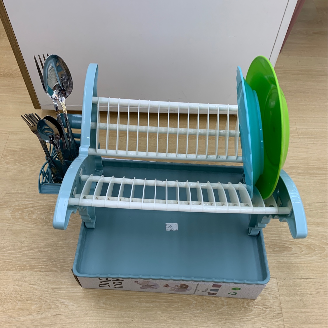 Draining bowl rack, draining bowl rack with color box full figure