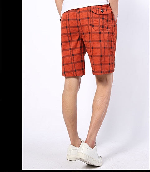 Plaid Beach Pants For Men