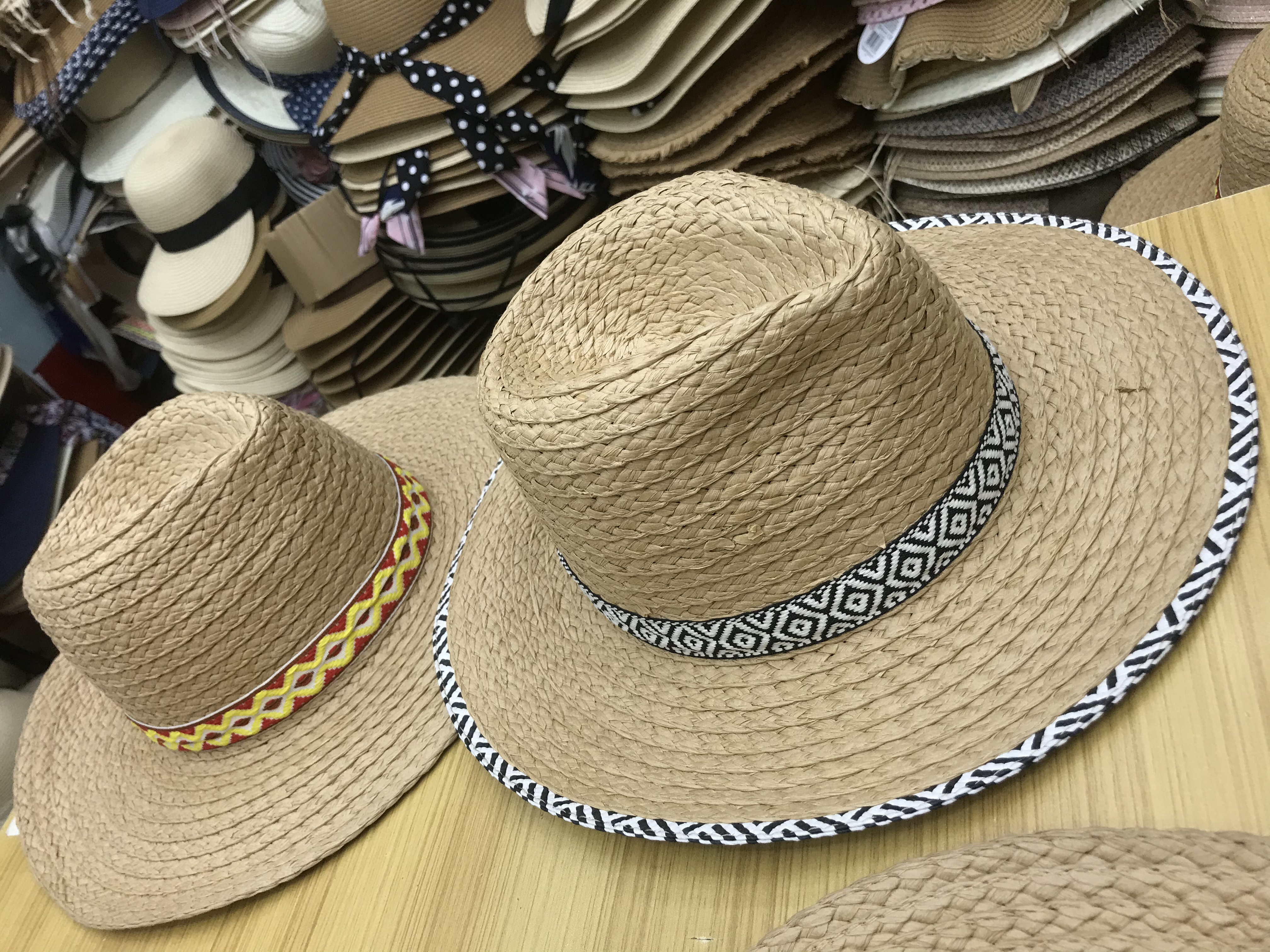 Fashionable and casual British-style straw hat details Picture