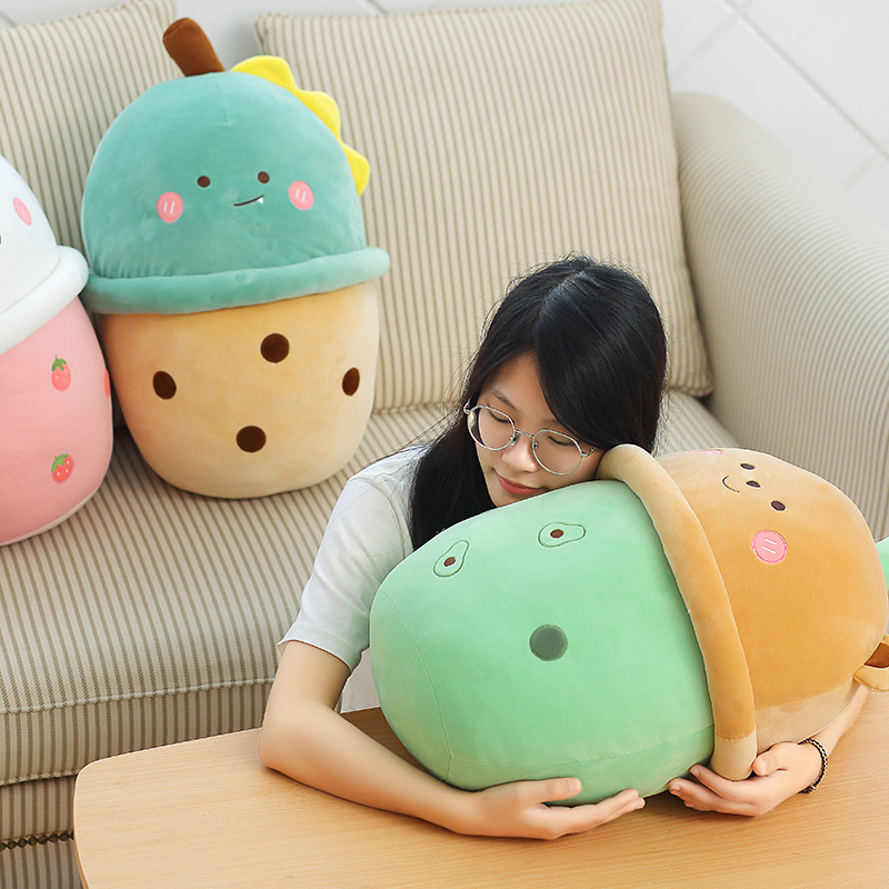 2022 New plush toys for boys and girls, milk tea, throw pillows, birthday gifts, bedroom Item Picture