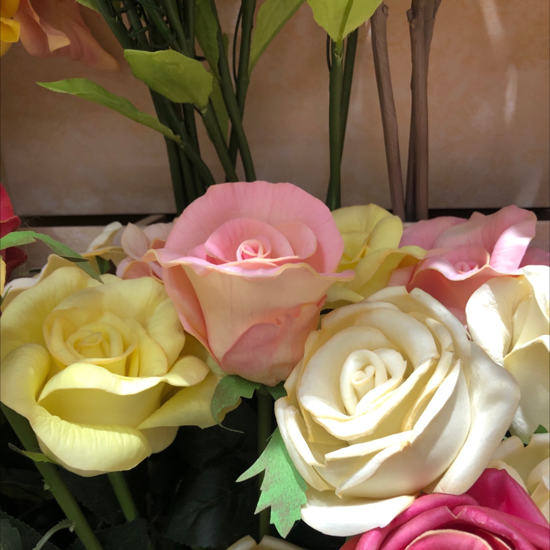 Imitation natural exquisite simulation flower Multi-layer imitation natural exquisite simulation flower multi-layer hand-cut beautiful roses thumbnail