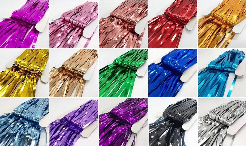Rain curtain to decorate the background wall party supplies thumbnail