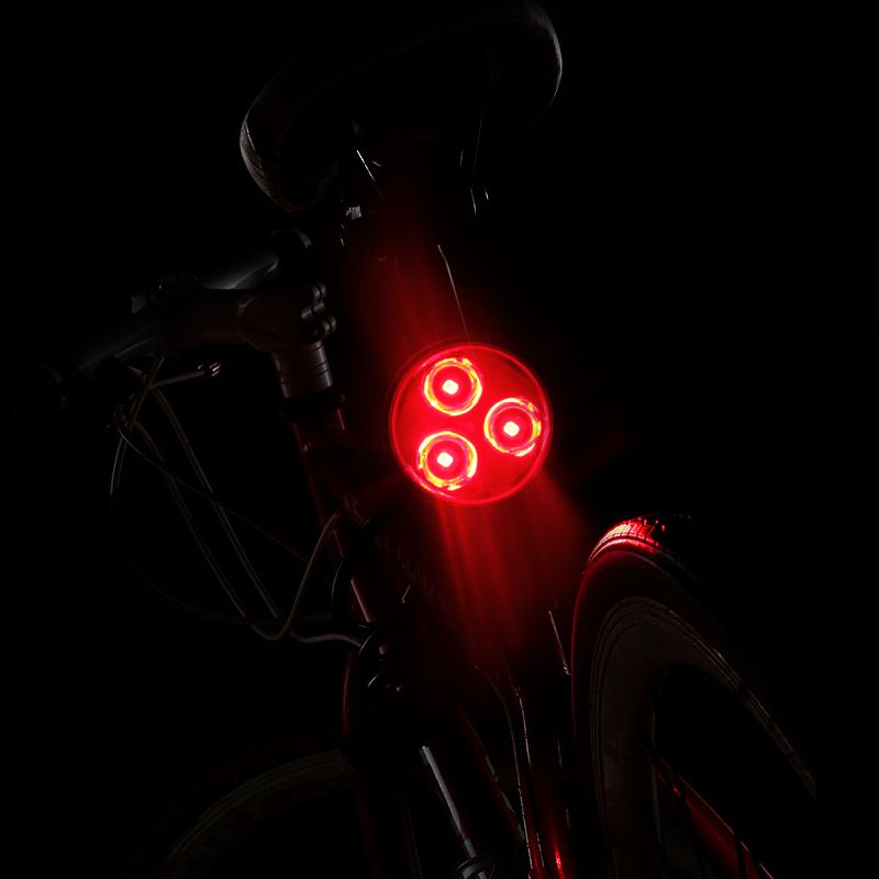 Bicycle tail light flashing light warning Light for cross-border e-commerce bicycle tail light mountain car light USB charging LED night riding tail light
