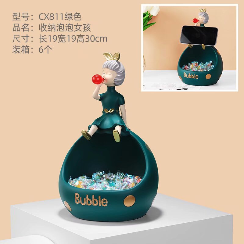 Multi-functional eggshell storage for girls thumbnail