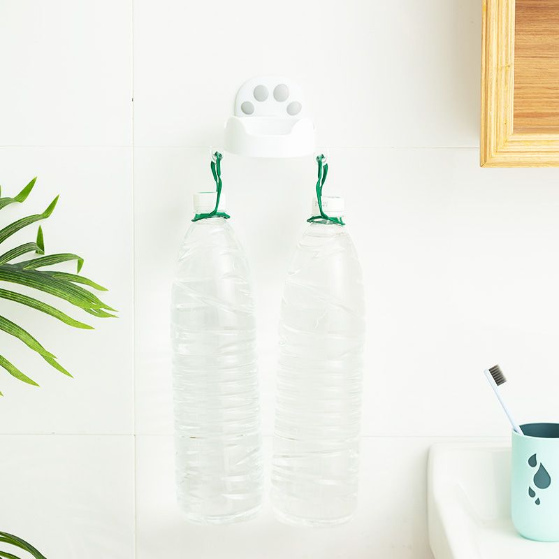 Cat paw hair dryer stand, bathroom wall-mounted storage rack, washbasin plug hook storage rack, no need for drilling Item Picture