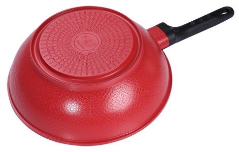 Kitchen Code: Korean imported kitchenware, Red Jeong Il Chok Ceramic wok, 30cm (lid not included) Application Scenario