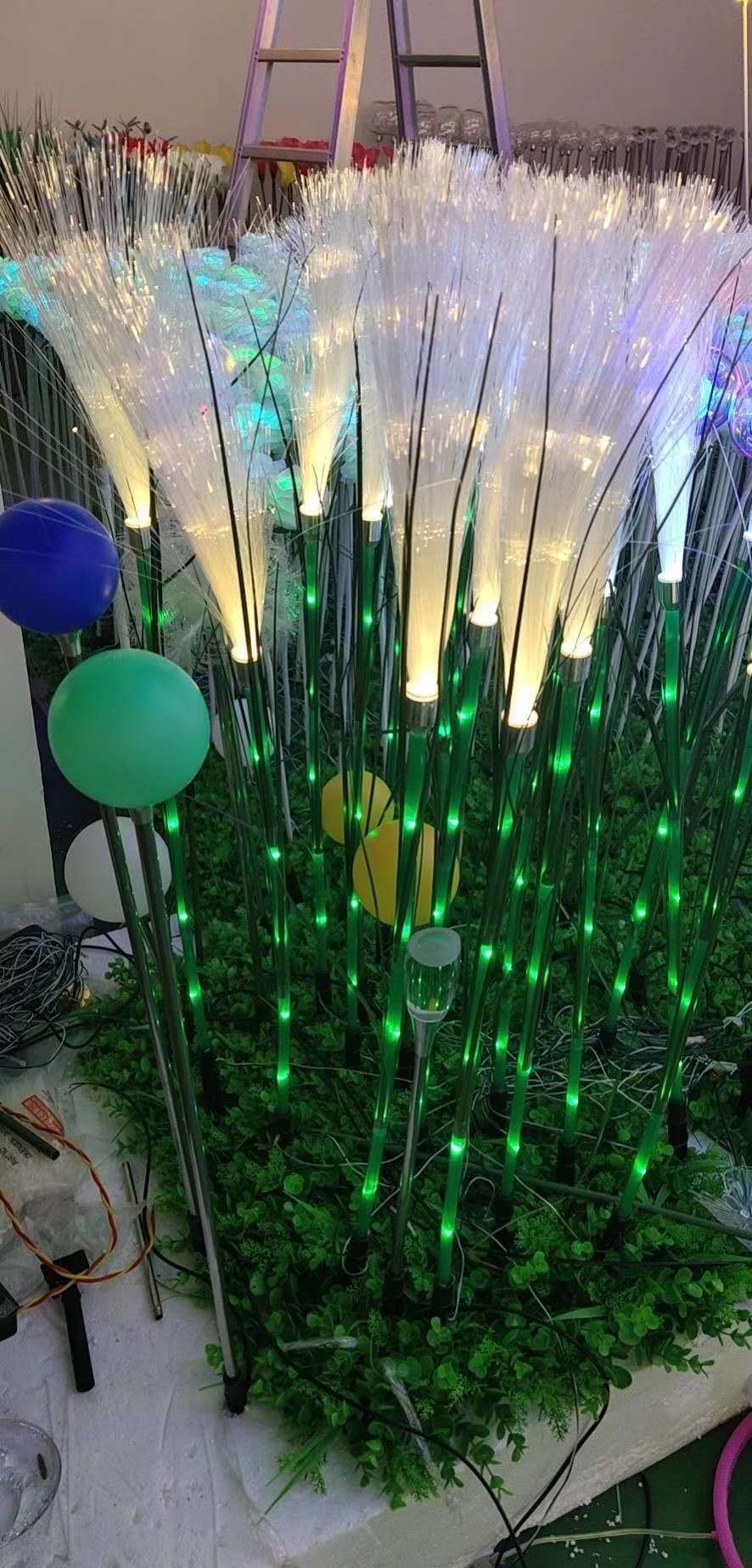 led尖泡芦苇灯户外装饰灯磨砂棒芦苇插地灯支持定制