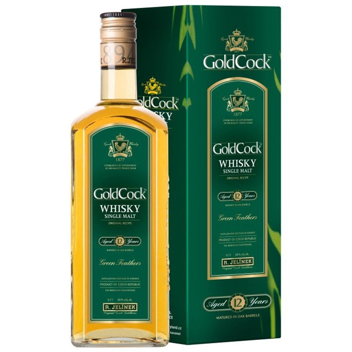 Gold Cock Whisky捷克金公鸡威士忌12年 0,7L详情图6