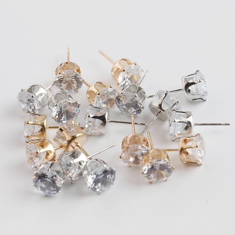 8MM锆石爪爪钻系列 水晶锆石