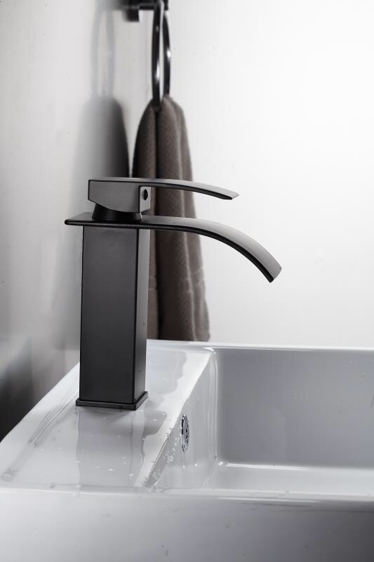 Black table faucet thumbnail