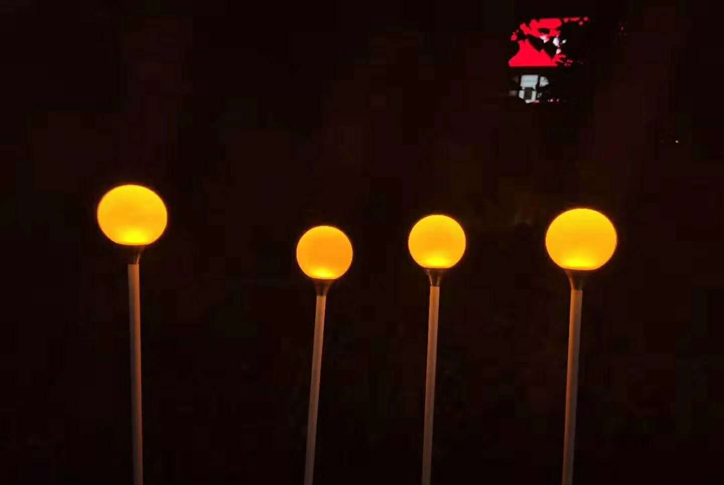 led尖泡芦苇灯户外装饰灯磨砂棒芦苇插地灯支持定制