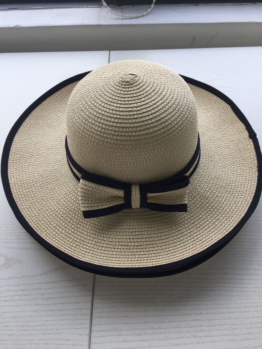 Summer new Korean-style straw hat detail image 1
