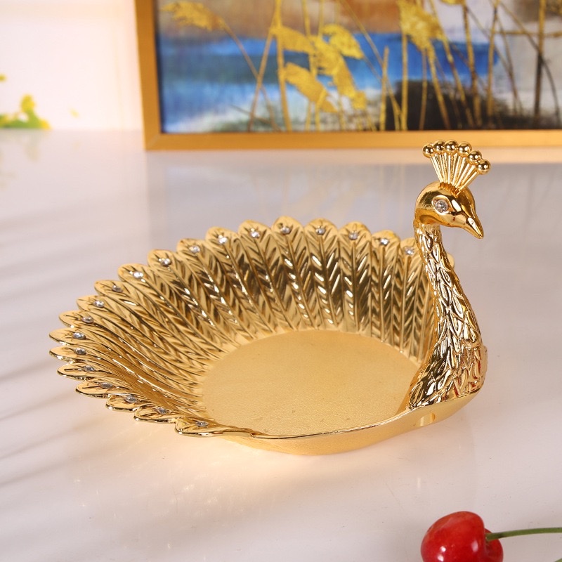 锌合金小吃零食盘细节图