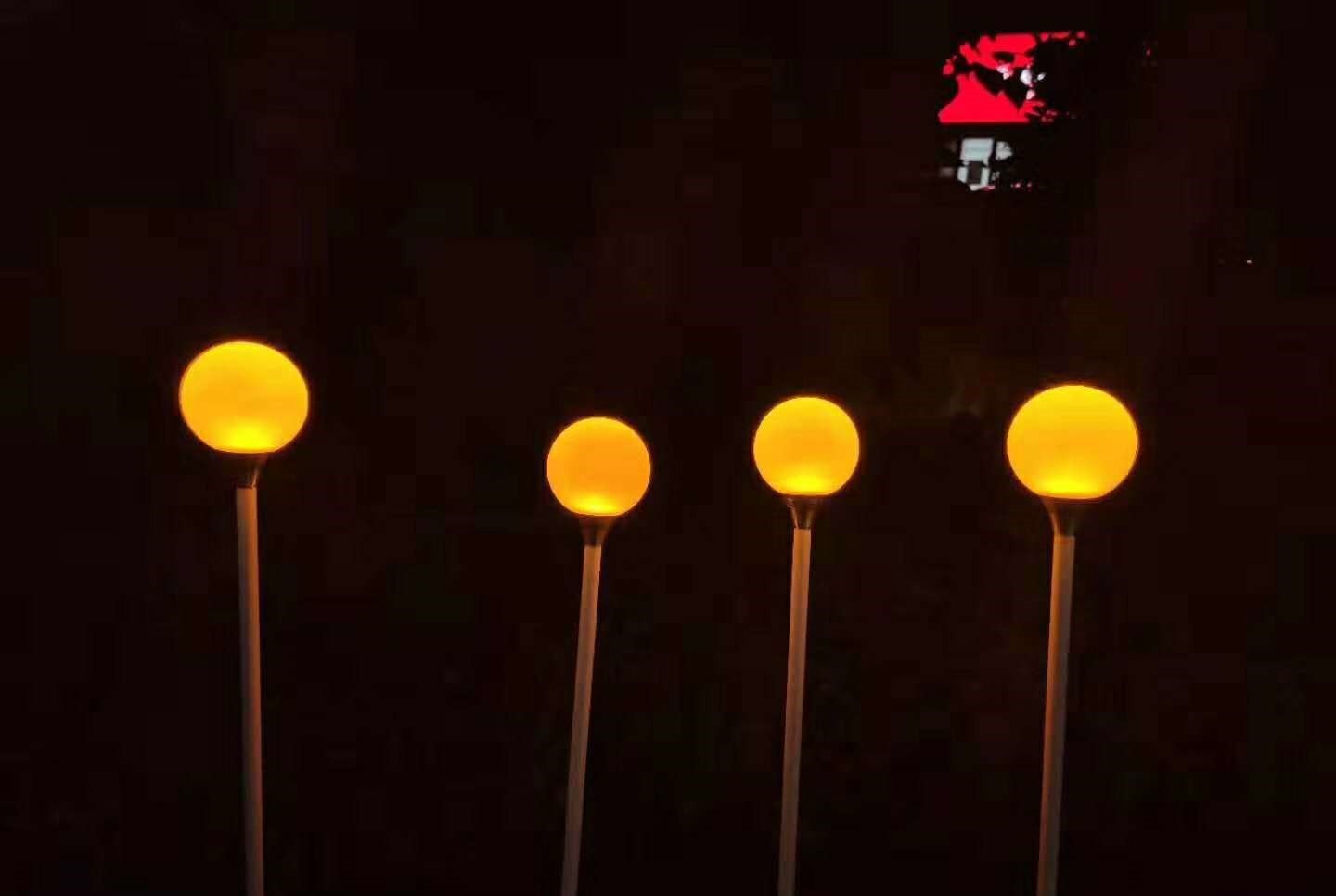 led尖泡芦苇灯户外装饰灯磨砂棒芦苇插地灯支持定制