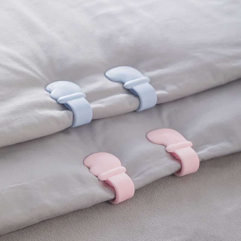 Bed sheet fixing clip, cotton quilt fastener, home cartoon quilt cover anti-running clip, multi-functional anti-running fastener Application Scenario